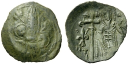 SB2309 Michael VIII Palaeologus. Trachy. Thessalonica