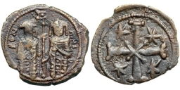 SB2431 Andronicus II and Michael IX. Assarion. Constantinople