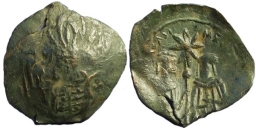 SB2454 Andronicus II and Michael IX. Trachy. Thessalonica
