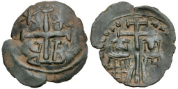 SB2454U Andronicus II and Michael IX. Trachy. Thessalonica