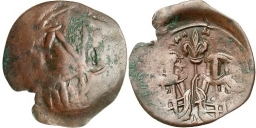 SB2459 Andronicus II and Michael IX. Trachy. Thessalonica