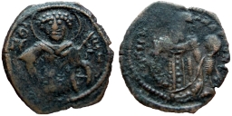 SB2478 Andronicus III Palaeologus. Assarion. Constantinople
