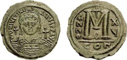 SB163 Justinian I. Follis. Constantinople