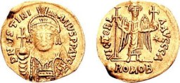 SB290 Justinian I. Solidus. Rome