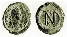 SB328C Justinian I. Half follis (20 nummi). Perugia