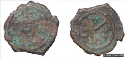 SB496a Maurice Tiberius. Half follis (20 nummi). Constantinople