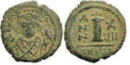 SB537 Maurice Tiberius. Decanummium (10 nummi). Antioch (Theoupolis)