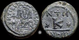 SB560 Maurice Tiberius. Half follis (20 nummi). Carthage