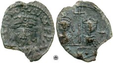 SB615 Theodosius. Half siliqua. Carthage
