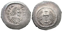 SB638 Phocas. Siliqua. Constantinople