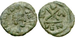 SB708 Phocas. Decanummium (10 nummi). Ravenna