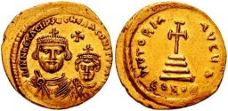 SB734 Heraclius. Solidus. Constantinople