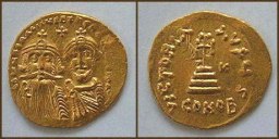 SB751 Heraclius. Solidus. Constantinople