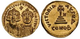 SB752 Heraclius. Solidus. Constantinople