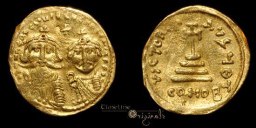 SB753 Heraclius. Solidus. Constantinople