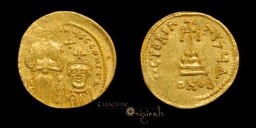 SB773A Heraclius. Light weight solidus. Constantinople