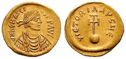 SB784 Heraclius. Semissis. Constantinople