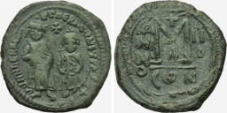 SB805 Heraclius. Follis. Constantinople