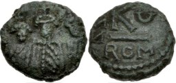 SB891 Heraclius. Half follis (20 nummi). Rome