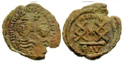 SB911 Heraclius. Follis. Ravenna