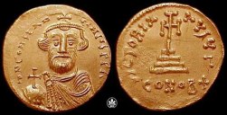 SB954 Constans II. Solidus. Constantinople