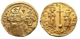 SB962 Constans II. Solidus. Constantinople