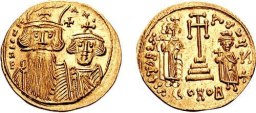 SB966 Constans II. Solidus. Constantinople