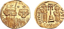 SB967 Constans II. Solidus. Constantinople
