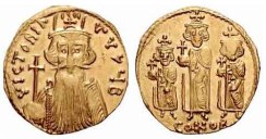 SB972 Constans II. Solidus. Constantinople