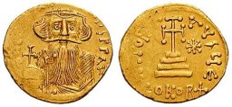 SB978 Constans II. Solidus. Constantinople