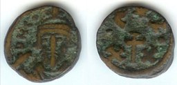 SB1060 Constans II. Half follis (20 nummi). Carthage