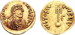SB1091 Constans II. Semissis. Syracuse (Sicily)
