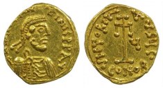 SB1102 Constans II. Tremissis. Syracuse (Sicily)