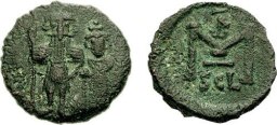 SB1109 Constans II. Follis. Syracuse (Sicily)