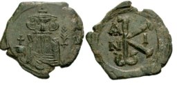 SB1113 Constans II. Half follis (20 nummi). Syracuse (Sicily)