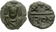SB1127 Constans II. Half follis (20 nummi). Rome