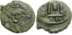SB1138 Constans II. Follis. Ravenna