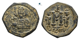 SB1207 Constantine IV Pogonatus. Follis. Syracuse (Sicily)