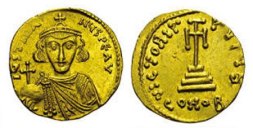 SB1243 Justinian II. Solidus. Constantinople