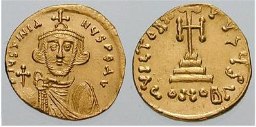 SB1247 Justinian II. Solidus. Constantinople