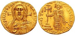 SB1249 Justinian II. Solidus. Constantinople