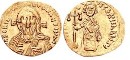 SB1252 Justinian II. Semissis. Constantinople
