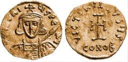SB1363 Tiberius III Apsimar. Tremissis. Constantinople