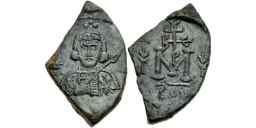 SB1395 Tiberius III Apsimar. Follis. Syracuse (Sicily)