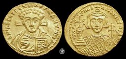 SB1413 Justinian II (2 reign). Solidus. Constantinople