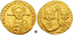 SB1414 Justinian II (2 reign). Solidus. Constantinople
