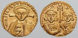 SB1415 Justinian II (2 reign). Solidus. Constantinople