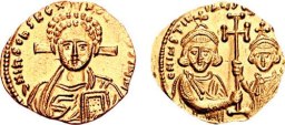 SB1420 Justinian II (2 reign). Tremissis. Constantinople