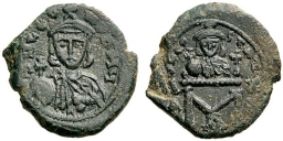 SB1514 Leo III the Isaurian. Follis. Constantinople
