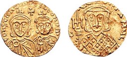 SB1553 Constantine V Copronymus. Semissis. Constantinople